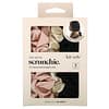 The Satin Scrunchie, For Textured/Straight Hair, Assorted , 5 Pieces