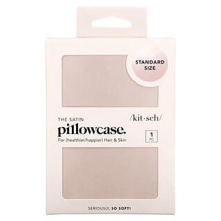 Kitsch, The Satin Pillowcase, Standard Size, Blush, 1 Piece