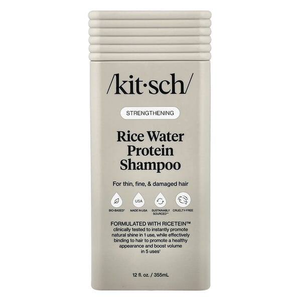 Kitsch, 강화 쌀겨수 단백질 샴푸, , 355ml(12fl oz)