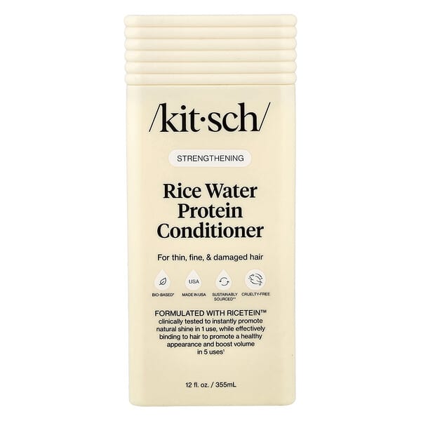 Kitsch, 강화 쌀 워터 컨디셔너, , 355ml(12fl oz)