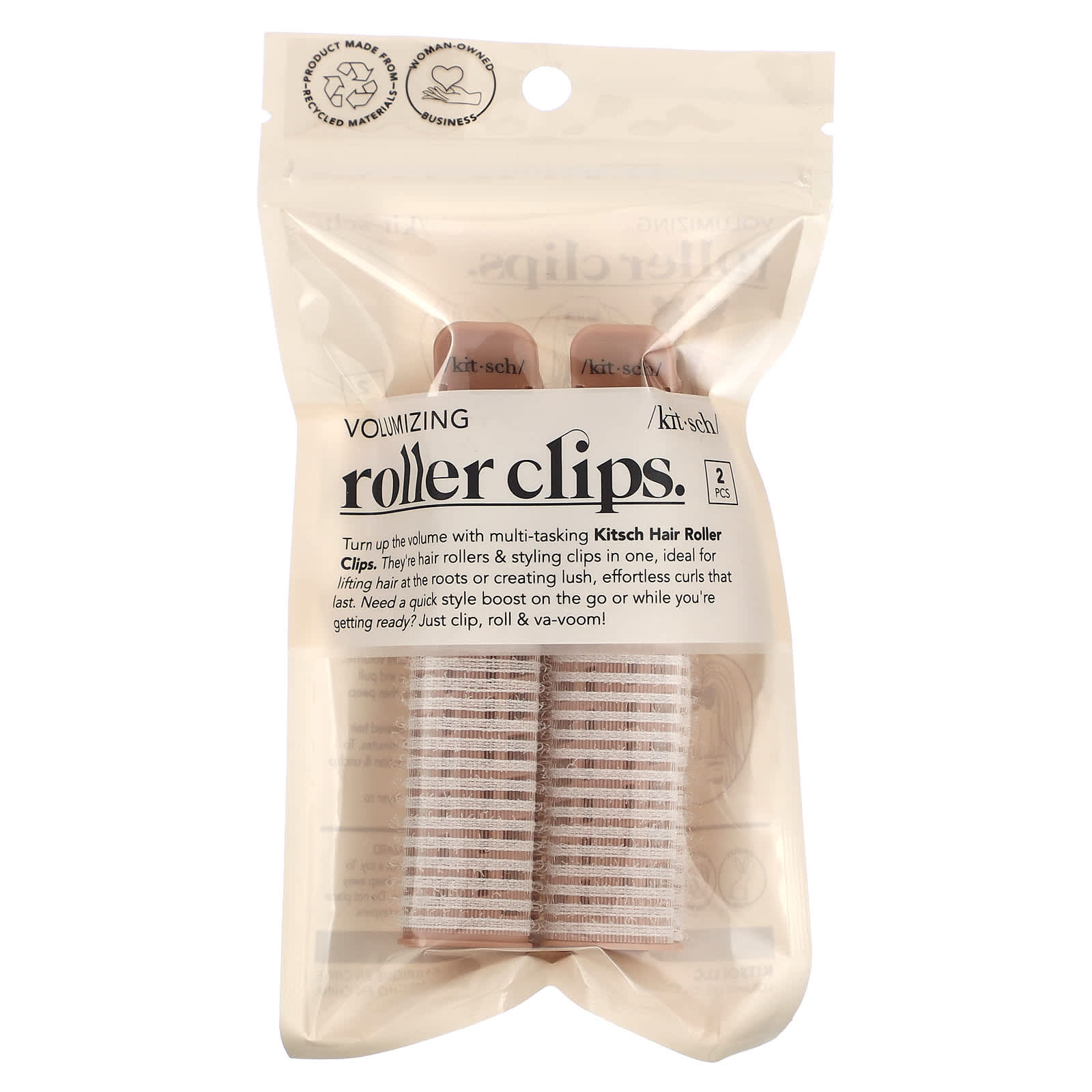 Kitsch, Volumizing Roller Clips, 2 Pieces
