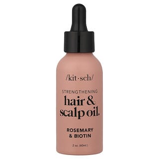 Kitsch, Stärkande hår- och hårbottenolja, rosmarin och biotin, 60 ml