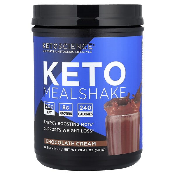 Keto Science, Keto Meal Shake, Chocolate Cream, 20.49 oz (581 g) — product photo 1