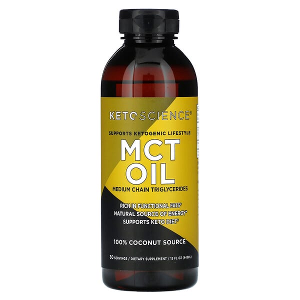 كيتو ساينس‏, MCT Oil, 15 fl oz (443 ml)