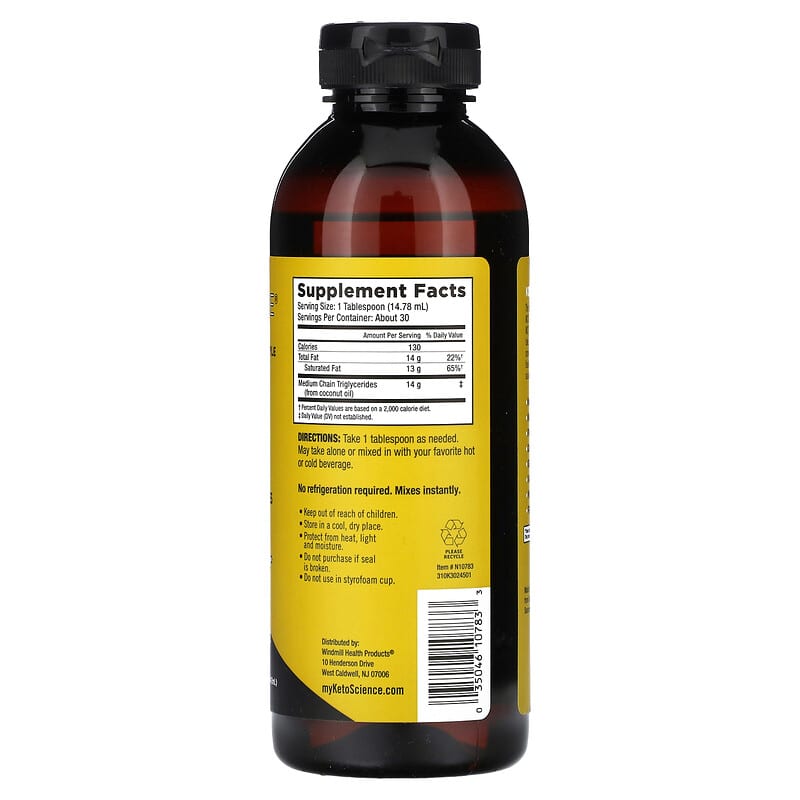 KetoScience - KetoScience, MCT Oil (15 fl oz), Shop