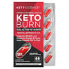 Keto Burn, Queimador de Gordura de Dupla Ação, 60 Cápsulas