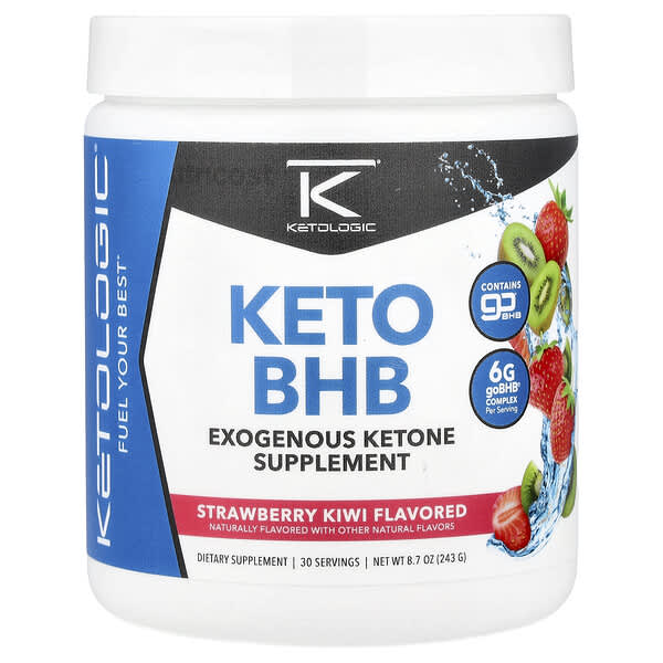 KetoLogic, 生酮 BHB，草莓獼猴桃味，8.7 盎司（243 克）