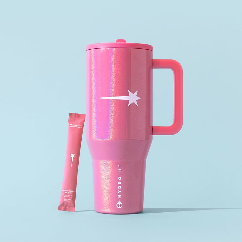 Hydrojug(ハイドロジャグ)トラベラータンブラー、ストロベリーライチ Hydrojug(ハイドロジャグ)トラベラータンブラー、ストロベリーライチ