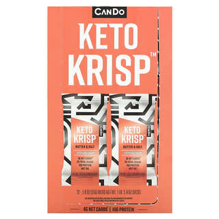 Keto Krisp, ケトクリスプバー、バター＆ソルト、12本、各51g（1.8オンス）