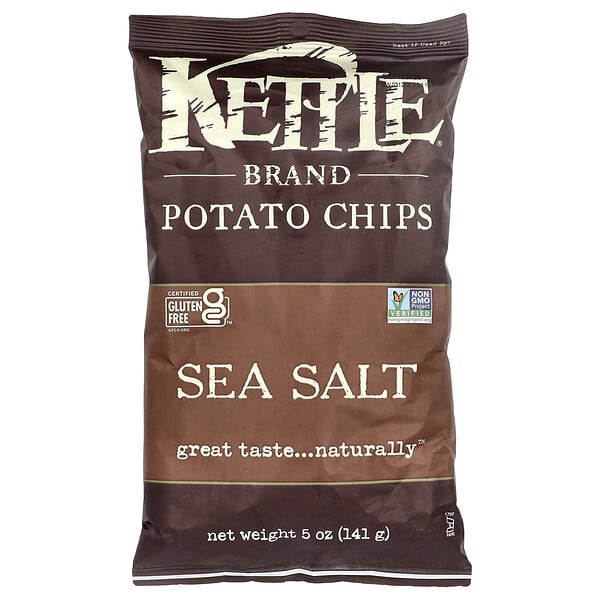 Kettle Foods, 薯片，海鹽，5 盎司（141 克）