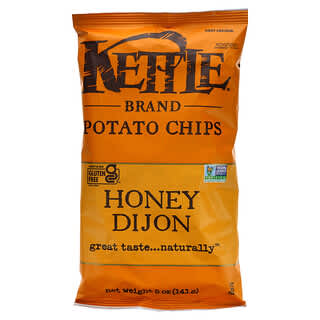 Kettle Foods, رقائق البطاطا، بالخردل والعسل، 5 أونصة (141 جم)