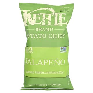 Kettle Foods, картопляні чіпси, гострий халапеньйо, 142 г (5 унцій)