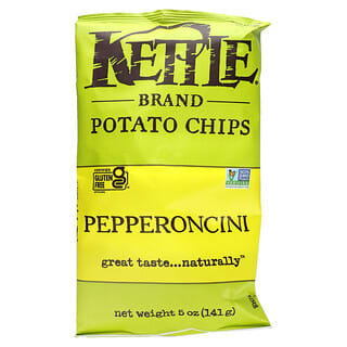 Kettle Foods, 薯片，希臘黃金椒味，5 盎司（142 克）