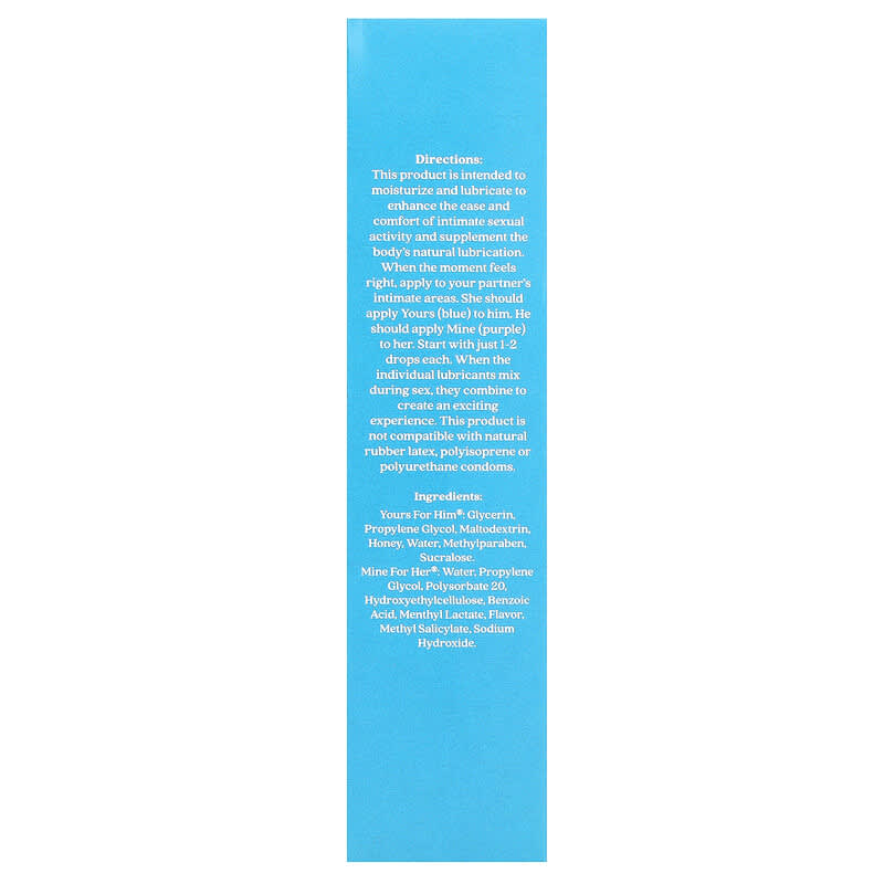 Yours+Mine, Gleitmittel fr Paare, 2 Stck, je 44 ml (1,5 fl. oz.)