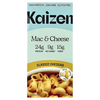 Kaizen, Macaroane cu brânză, Cheddar clasic, 178 g