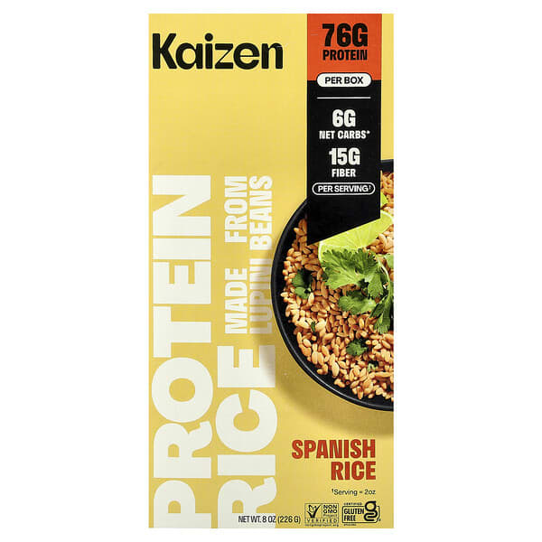Kaizen, Arroz español proteico, 226 g (8 oz)