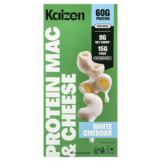 Kaizen, Macarrones con queso, Cheddar blanco, 178 g (6,4 oz)