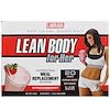 Lean Body for Her, Hi-Protein Meal Replacement Shake, Strawberry Flavor, 20 Packets, 1.73 oz (49 g) Each