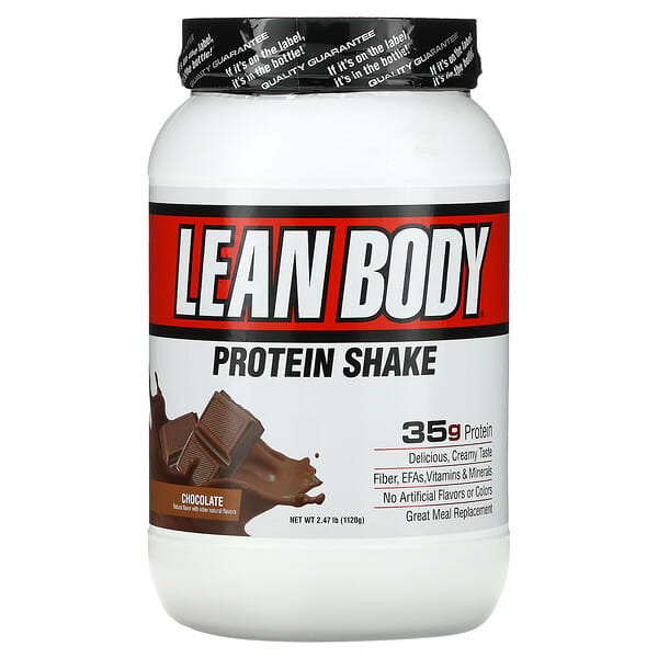 Labrada Nutrition, Lean Body, Substitut de repas riche en protéines, Chocolat, 1120 g