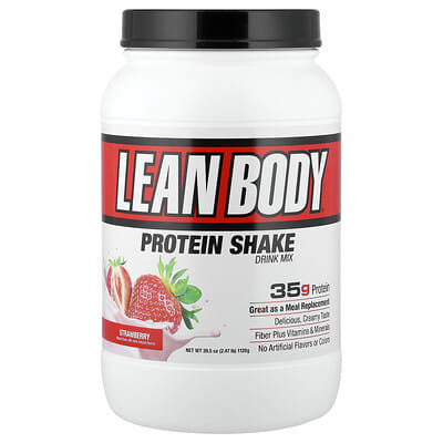 Labrada Nutrition, Lean Body, Protein Shake Mix, Strawberry, 2.47 lbs (1,120 g)