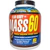 Lean Body Mass 60, Muscle Building Weight Gainer, Chocolate Ice Cream Flavor, 6 lbs (2724 g)