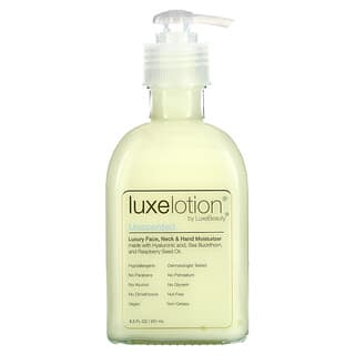 LuxeBeauty, Luxe Lotion, Luxury Face, Neck & Hand Moisturizer, Unscented, 8.5 fl oz (251 ml)