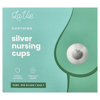 LaVie, Soothing Silver Nursing Cups, Healing Tool, Size 1, 3 Piece Set