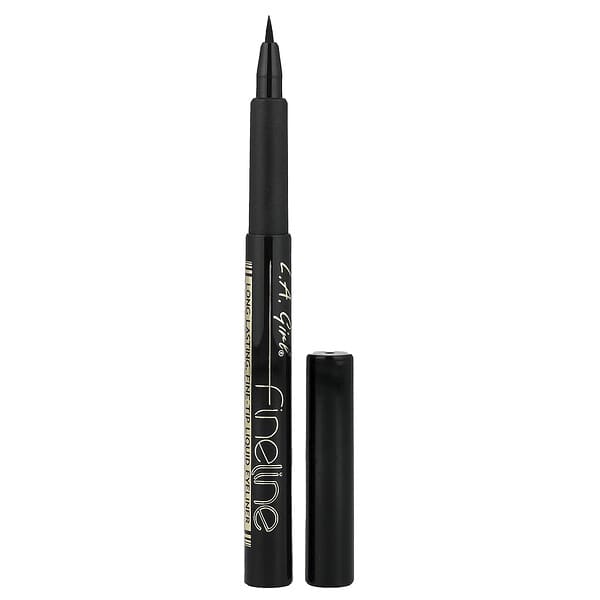 L.A. Girl, 파인라인 아이라이너, GLE721 블랙, 1.1ml(0.037fl oz)