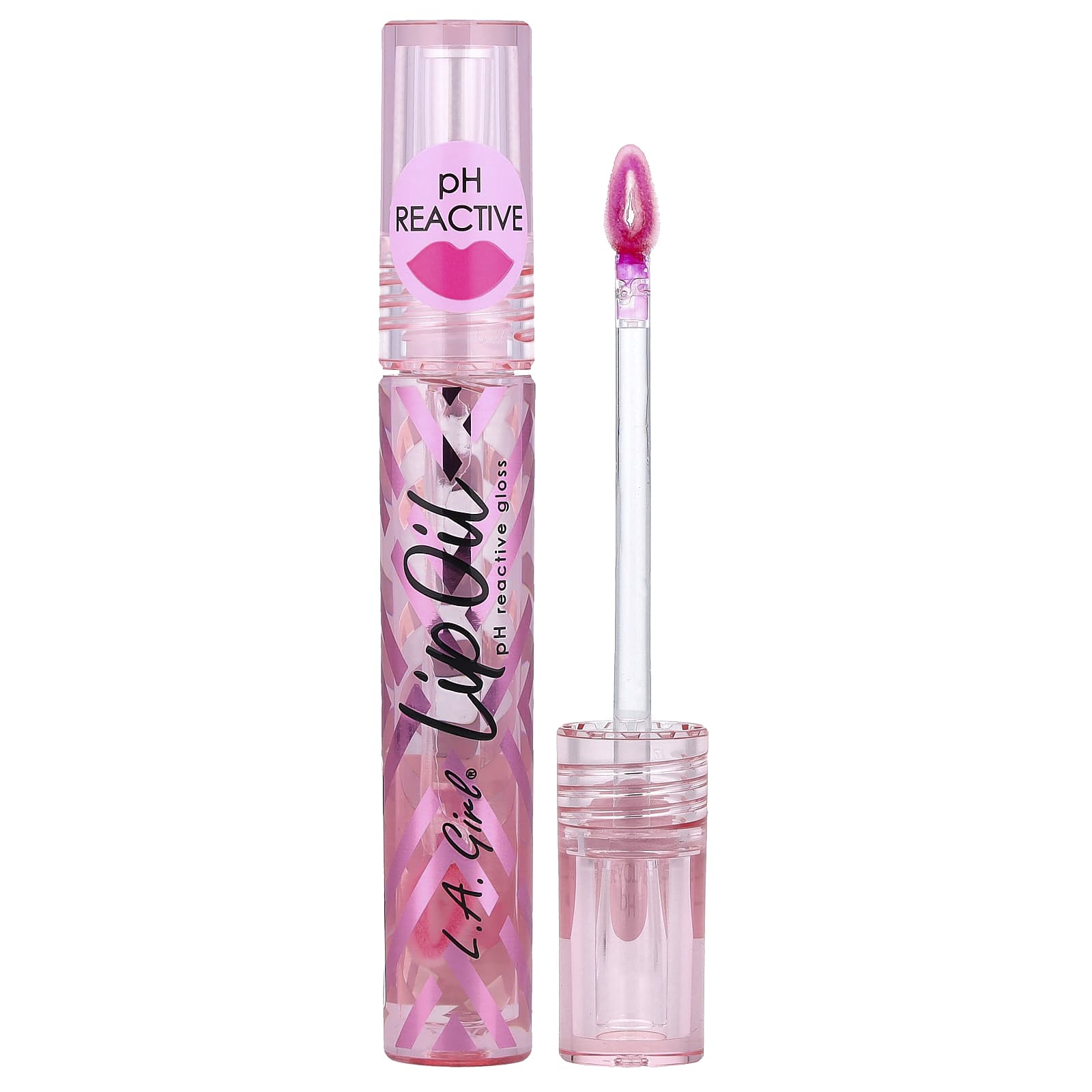 Óleo Labial, Brilho com pH Reativo, GLC728 Berry Rosa, 3 ml (0,1