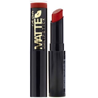L.A. Girl, Matte Flat Velvet Lipstick, Bite Me, 0.10 oz (3 g)