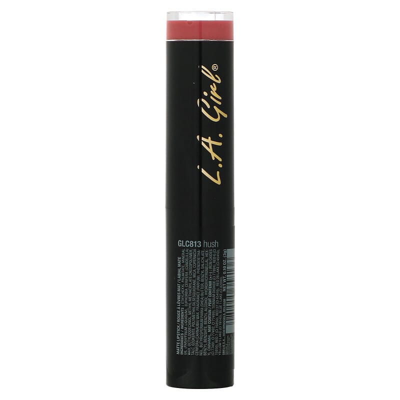 Matte Flat Velvet Lipstick, Hush, 0.1 oz (3 g)