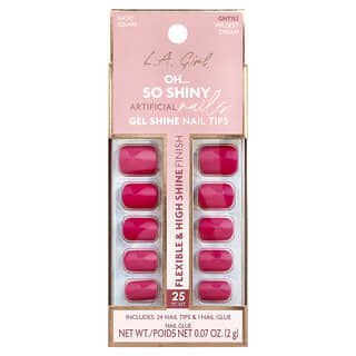 L.A. Girl, LAGArtNailTpsGlueWildDreamShrtSqre24pc