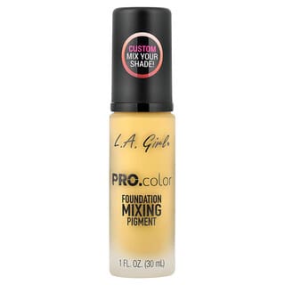 L.A. Girl, PRO.color, Foundation Mixing Pigment, GLM712 Yellow, 1 fl oz (30 ml)