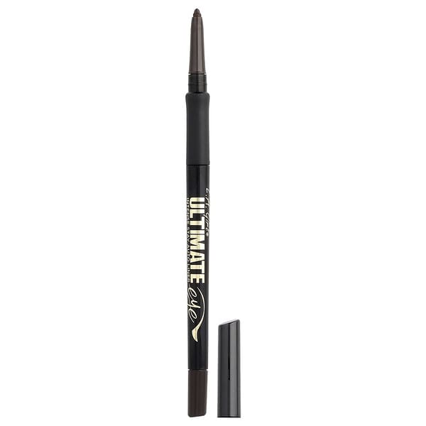 L.A. Girl, 얼티밋 아이, 인텐스 스테이 자동 아이라이너, GP323 디피스트 브라운, 0.35g(0.01oz)
