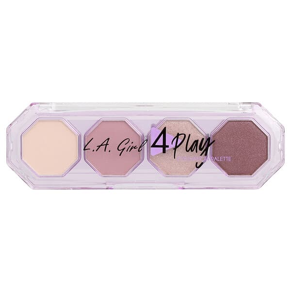 L.A. Girl, 4 플레이 아이섀도 팔레트, GES236 쏘 스위트, 3.2g(0.11oz)