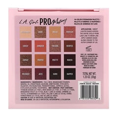 L.A. Girl, Pro Eyeshadow Palette, Mastery, 1.23 oz (35 g)