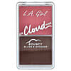 L.A. Girl, On Cloud Nine, 바운시 블러셔 & 브론저, GBL498 드리미 핑크, 6g(0.21oz)