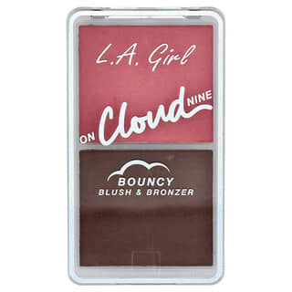 L.A. Girl, On Облако Nine, упругие румяна и бронзер, GBL498 Dreamy Pink, 6 г (0,21 унции)