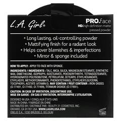 L.A. Girl, Pro Face HD Matte Pressed Powder, Classic Ivory, 0.25 oz (7 g)