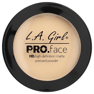 L.A. Girl, Polvo compacto mate PRO.face, GPP604 Natural cremoso, 7 g (0,25 oz)