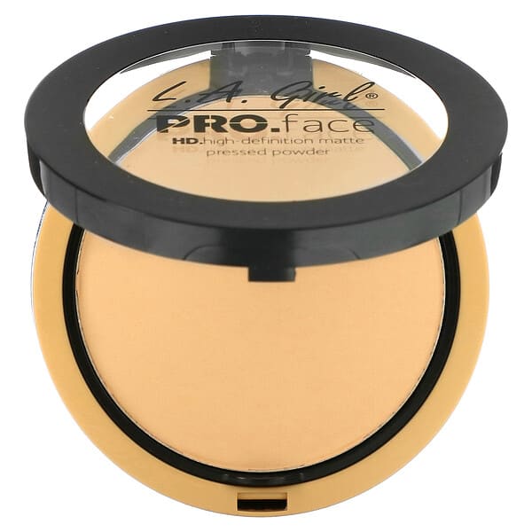 L.A. Girl, Pro Face HD Matte Pressed Powder, Creamy Natural, 0.25 oz (7 g)