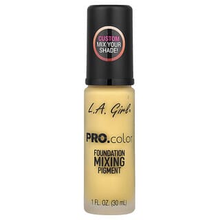 L.A. Girl, PRO.Color Foundation Mixing Pigment, 712 Yellow, 1 fl oz (30 ml)