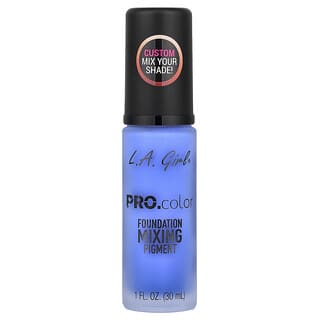 L.A. Girl, Pro. Color, Foundation Mixing Pigment, GLM714 Blue, 1 fl oz (30 ml)