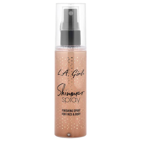 L.A. Girl, 쉬머 스프레이, 얼굴 및 바디용, GFS919A 로즈 골드, 80ml(2.7fl oz)