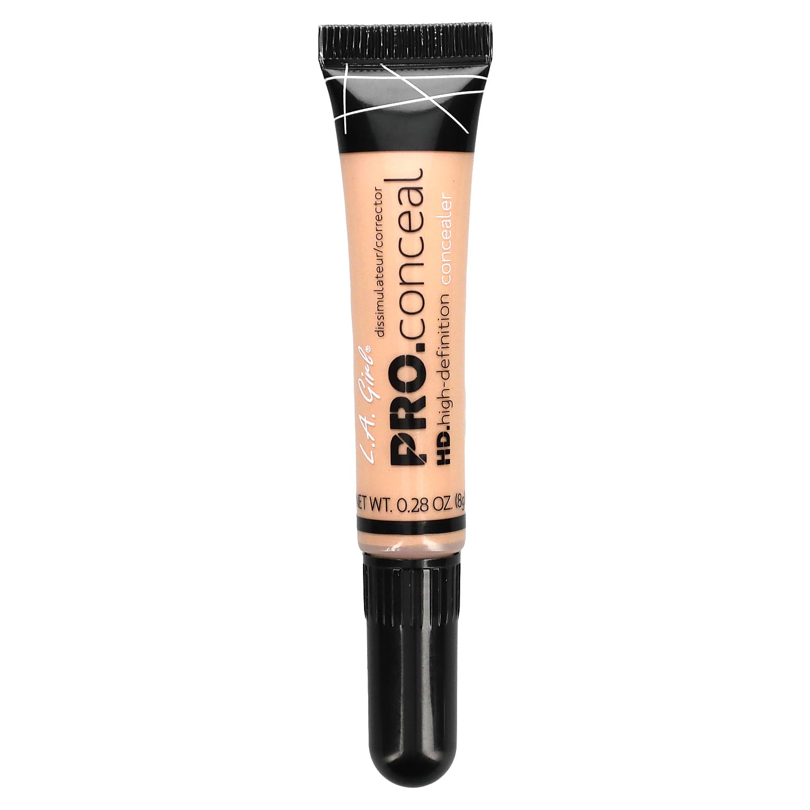 L.A. Girl Pro Conceal HD Concealer, Creamy Beige, 0.28 Ounce : :  Beauty & Personal Care