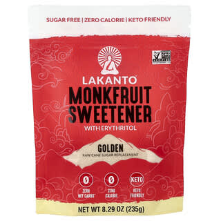Lakanto, Monniksvrucht Zoetstof met Erythritol, Gouden, 8.29 oz (235 g)