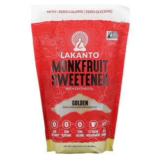 Lakanto, 罗汉果甜味剂，含赤藓糖醇，金色，28.22 盎司（800 克）