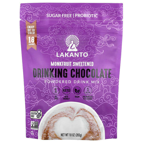 Lakanto Drinking Chocolate, Powdered Drink Mix, 10 oz (283 g)
