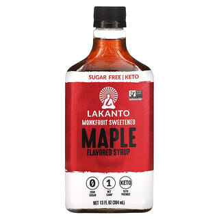 Lakanto‏, סירופ בטעם מייפל, 384 מ"ל (13 אונקיות נוזל)