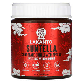 Lakanto, Suntella, Шоколадный спред из подсолнечника, 10 унций (283 г) 